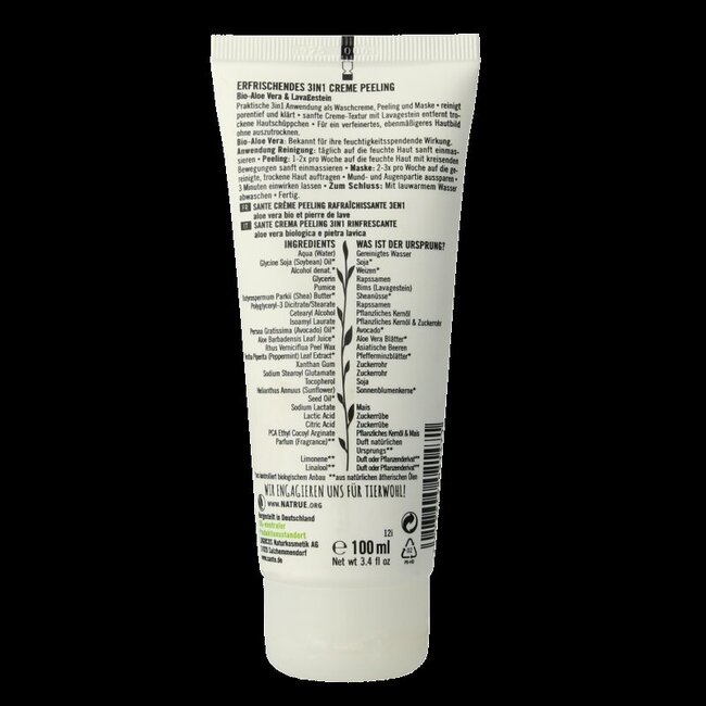 Sante 3-in-1 Crème peeling refresh 100 ml