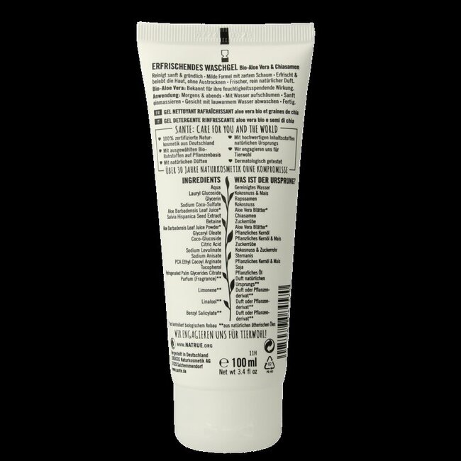 Sante Gel nettoyant rafraîchissant 100 ml