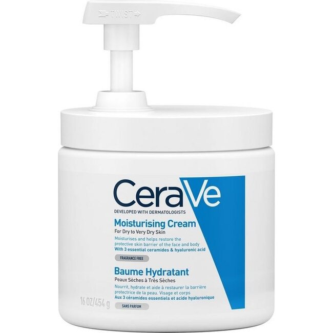 Hydraterende creme pomp 454 Gram