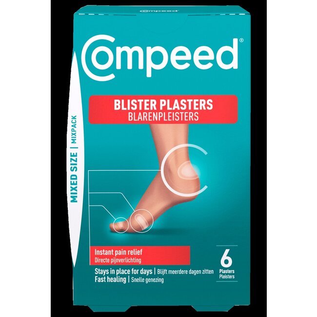 Blarenpleister mixpack 6 Stuks