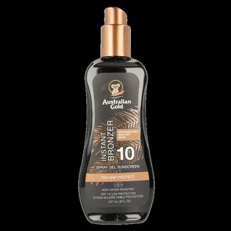Australian Gold Australian Gold Spray gel avec bronzant SPF10 237 ml