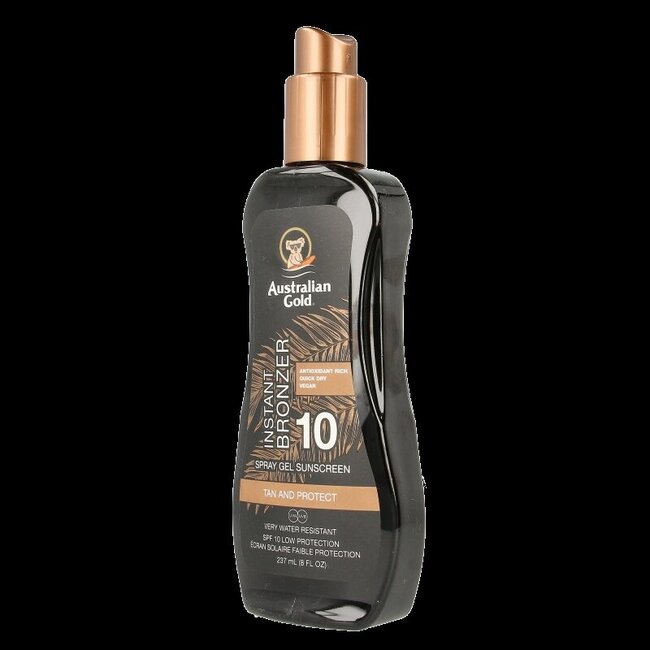 Australian Gold Spray gel avec bronzant SPF10 237 ml