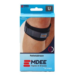 Emdee Knie/patella supportband blauw 1 Stuks