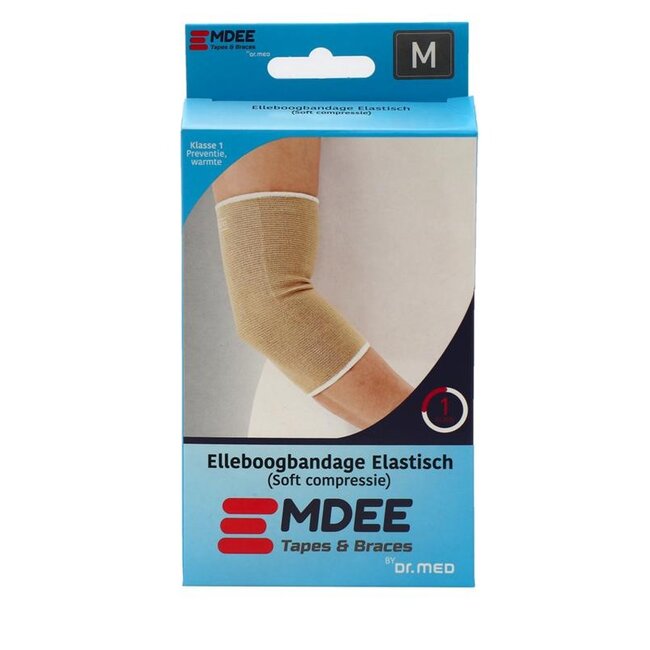 Elastic support elleboog maat M huidskleur 1 Stuks