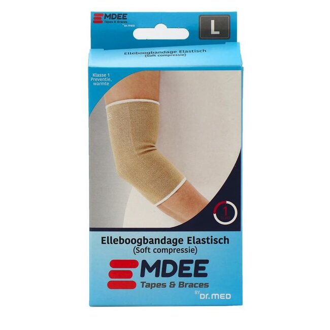 Elastic support elleboog maat L huidskleur 1 Stuks