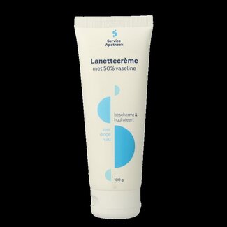 Service Apotheek Lanettecreme 50% vaseline 100 Gram