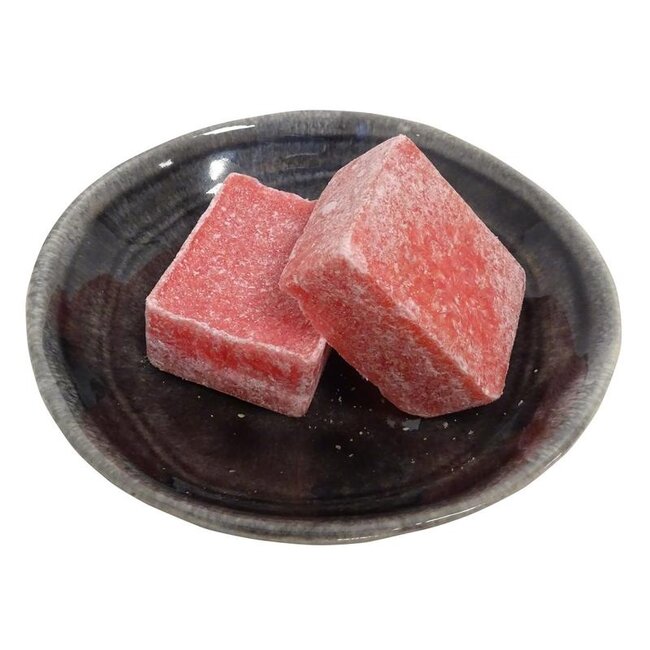 Amberblok roos 1 Stuks