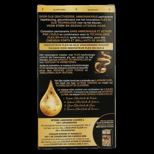 Syoss Color Oleo Intense 9-10 bright blond haarverf 1 Set