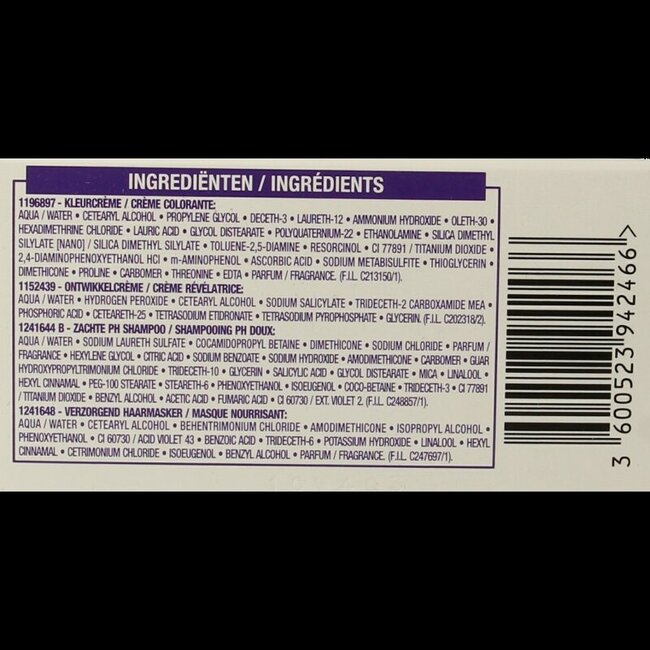 Excellence Cool creme 4.11 ultra asbruin 1 Stuks