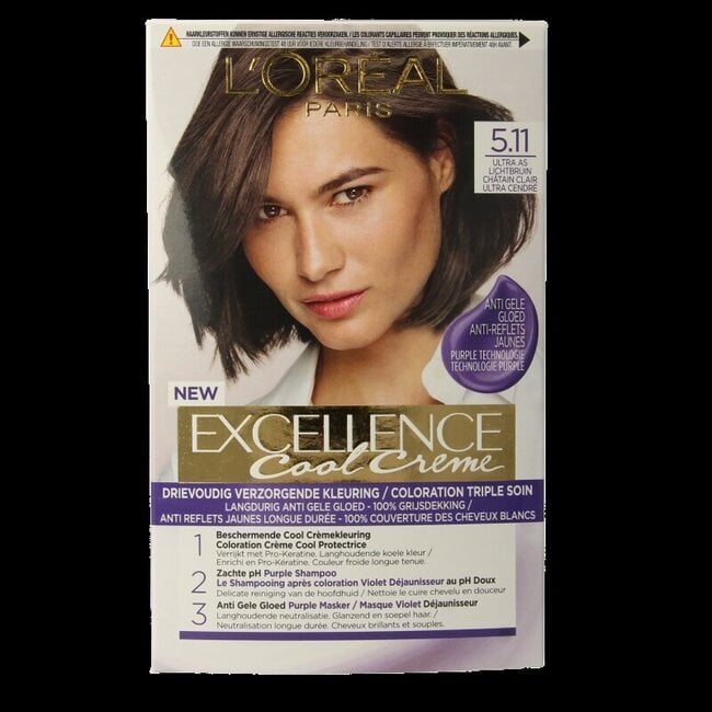 Cool creme 5.11 ultra as lichtbruin 1 Sachets