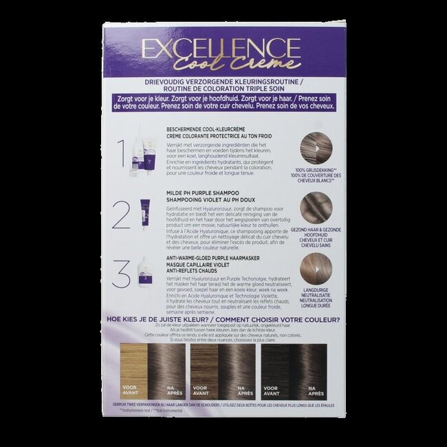 Excellence Cool creme 7.11 ultra asblond 1 Stuks