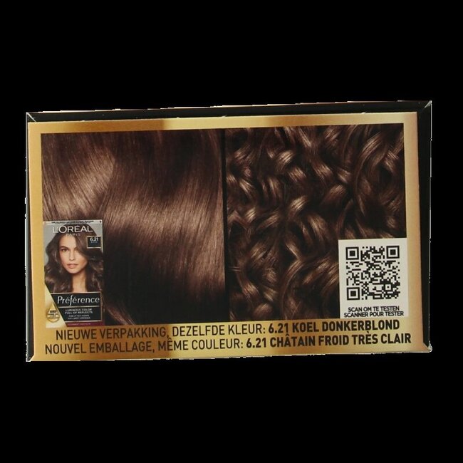 Préférence 6.21 Zurich châtain très clair froid 1 kit