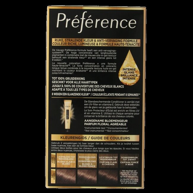 Preference 6.21 Zurich zeer licht koel bruin 1 Sachets