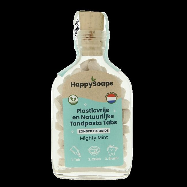 Tandpasta tabs zonder fluoride 62 Stuks