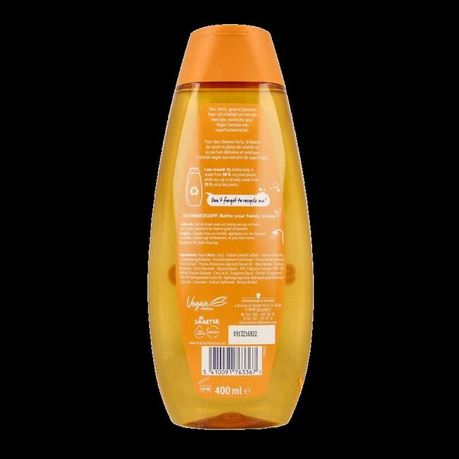 Schwarzkopf Shampooing à la pêche 400 ml