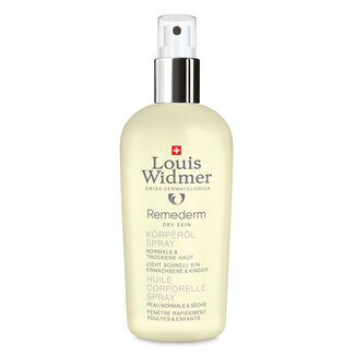 Louis Widmer Remederm dry skin lichaamsolie spray geparfumeerd 150 Milliliter