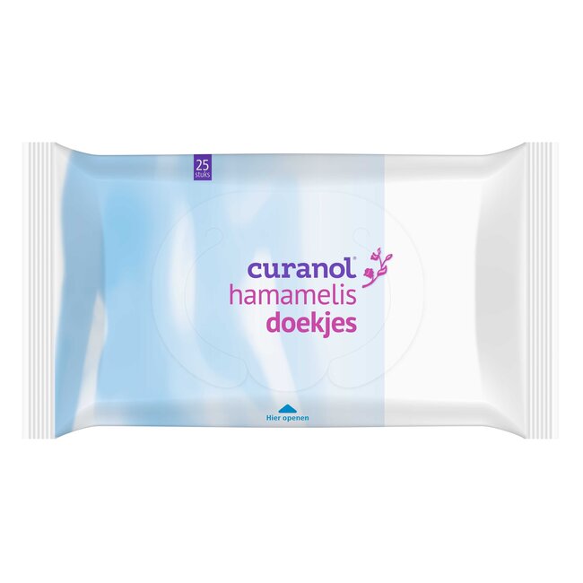 Lingettes Curanol Hamamélis 25 pièces