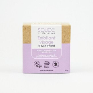 Alphanova Solide Exfoliating bar bio almond jojoba scrub 70 Gram
