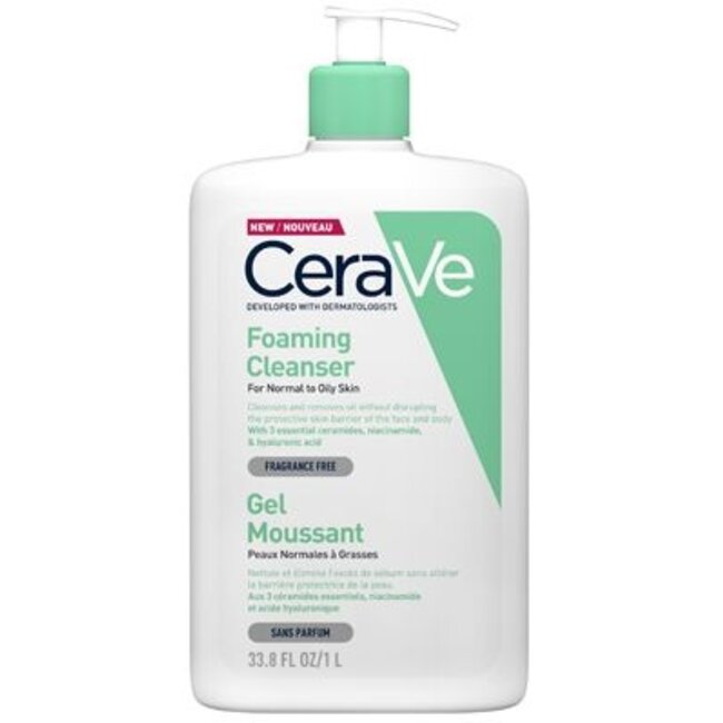 Cerave Reiniger schuimend 1 Liter