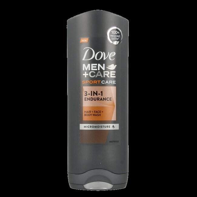 Shower men + care sport endurance 3 in 1 250 Milliliter