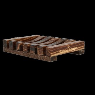 Happysoaps Happysoaps Shampoo bar/zeep houder van donker hout 1 Stuks