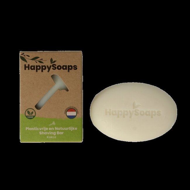 Happysoaps Shaving bar kokos 80 Gram