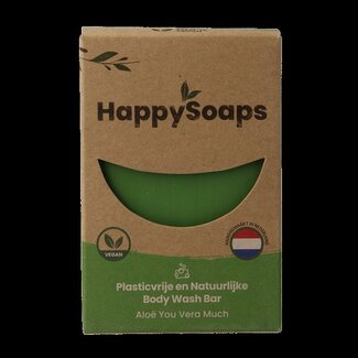 Happysoaps HappySoaps Pain de douche Aloe You Vera Much 100 g
