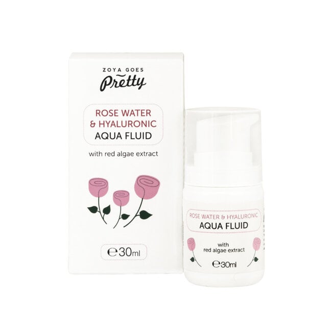 Rose water & hyaluronic aqua fluid 30 Milliliter