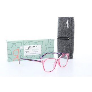 DA Leesbril monroe pink +2.5  1 Stuks