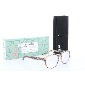 DA Leesbril Neville Havanna multi colors +3  1 Stuks