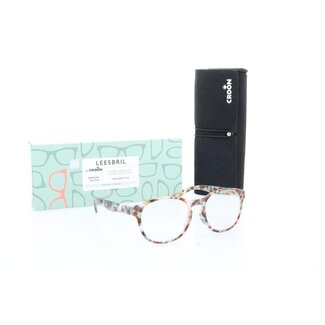 DA Leesbril Neville Havanna multi colors +1  1 Stuks