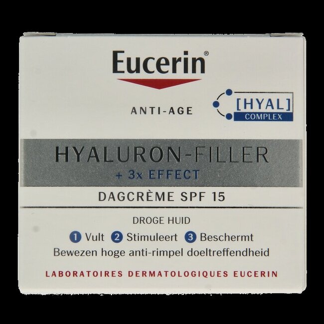 Hyaluron-filler + 3x effect dagcreme droog SPF15 50 Milliliter