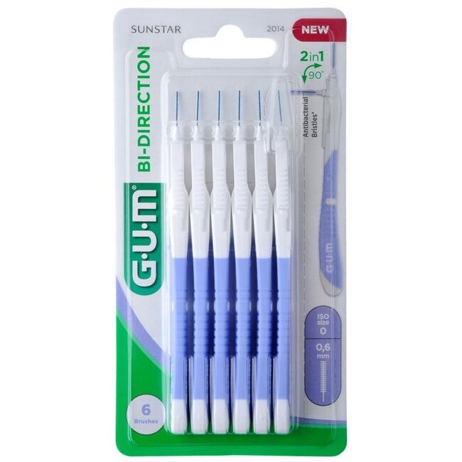 GUM Bi-direction 0.6mm 6 Stuks