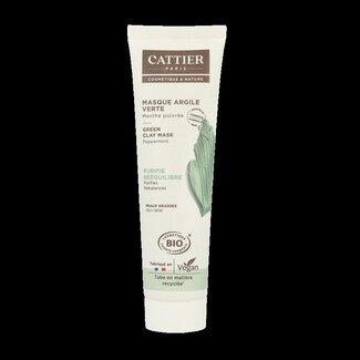 Cattier Cattier Masque à l'argile verte menthe 100 ml