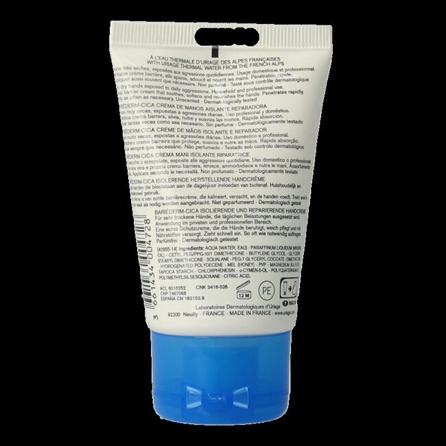 Uriage Bariederm creme handen 50 Milliliter