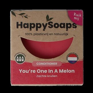 Happysoaps Happysoaps Après-shampooing solide Melon Power 65 g