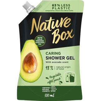 Nature Box Showergel avocado navul  500 Milliliter