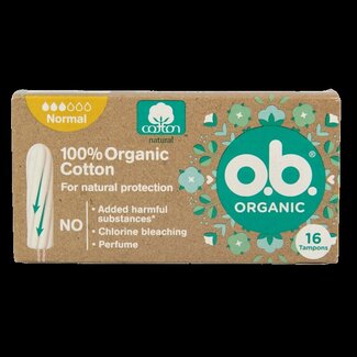 OB Tampons o.b. Organic Normal 16 pièces