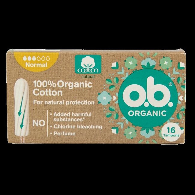 Tampons organic normal 16 Stuks