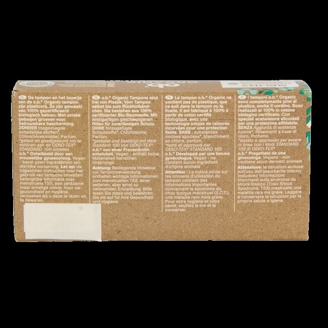OB Tampons organic normal 16 Stuks