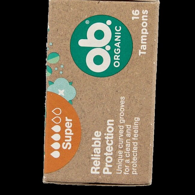 Tampons o.b.® Organic Super 16 pièces