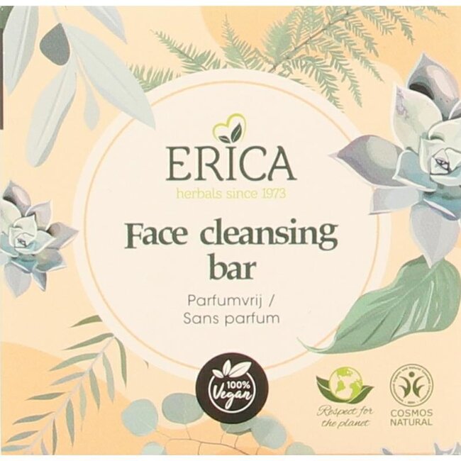 Face cleansing bar parfumvrij 50 Gram