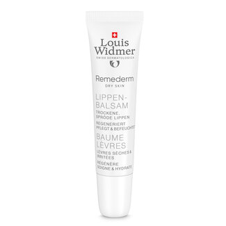 Louis Widmer Remederm dry skin lipppenbalsem zonder parfum 15 Milliliter