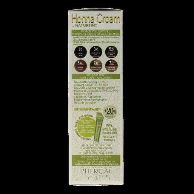 Naturtint Henna Cream 3.0 Châtain Foncé 110 ml