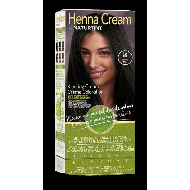 Henna cream 1.0 zwart 110 Milliliter