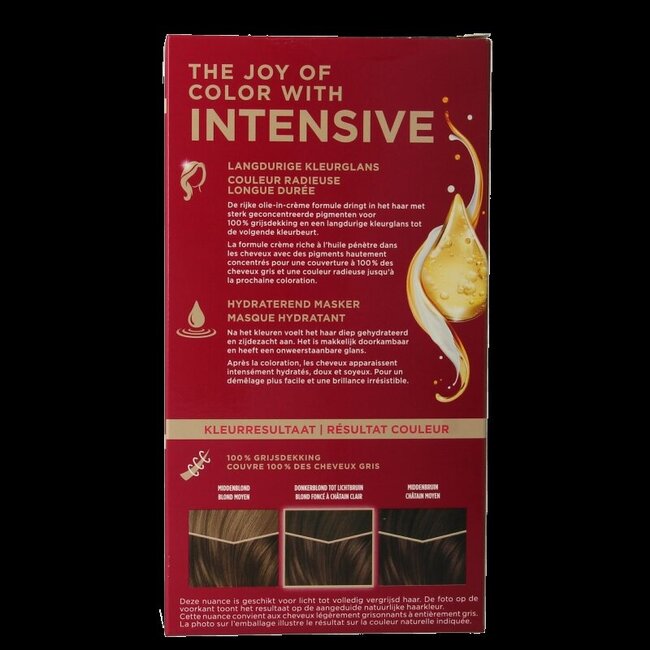 Poly Palette Haarverf 600 Licht bruin 1 Set