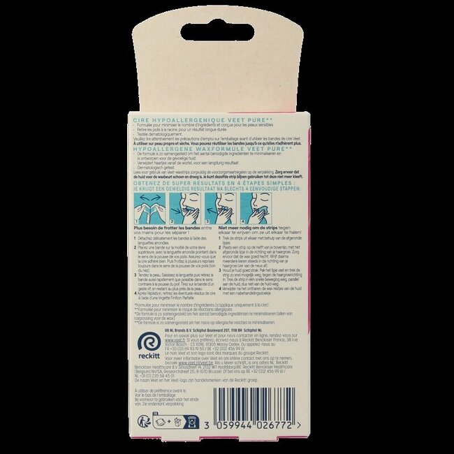 Veet Minima waxstrip gezicht 20 Stuks