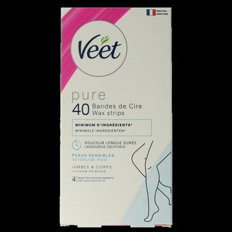 Veet Veet Minima Bandes de Cire Jambes 40 Pièces