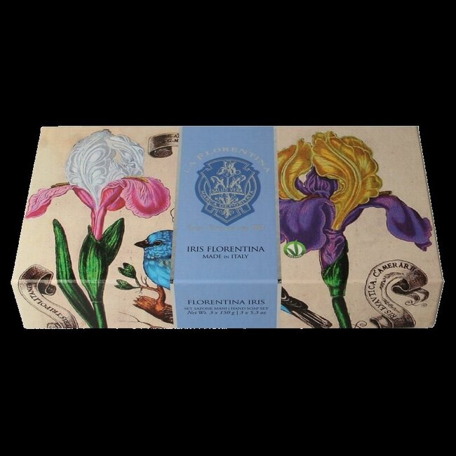 Zeep iris 3 Stuks