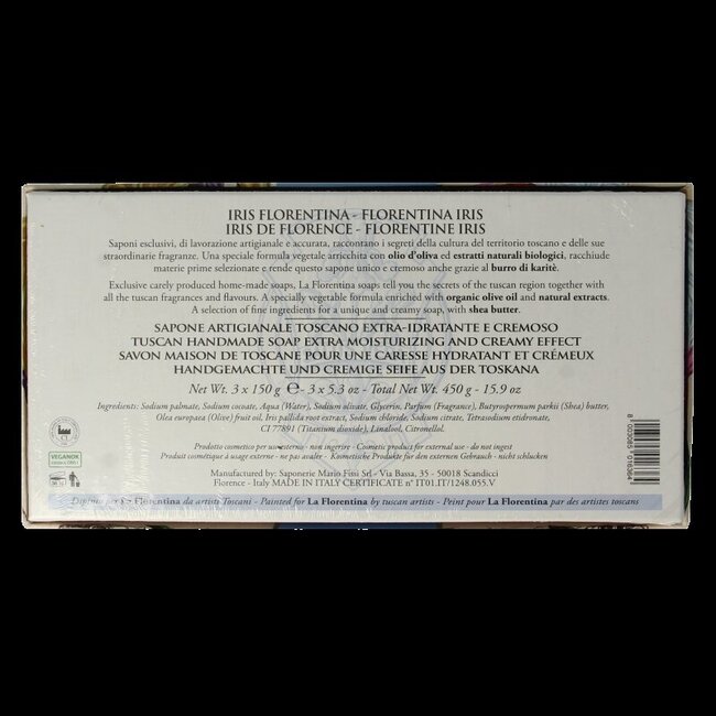 Savon La Florentina Iris, lot de 3